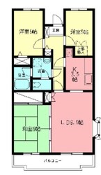 原当麻Mハイツの物件間取画像